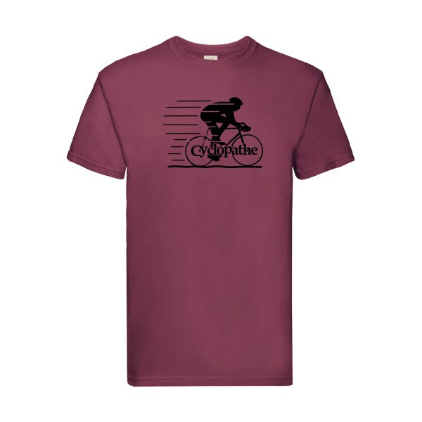 T-shirt|CYCLOPATHE ! |flex Noir| Fruit of the loom 205 g 