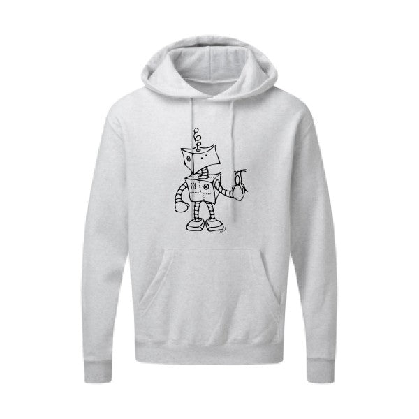 Robot & Bird Noir SG - Hooded Sweatshirt Sweat capuche