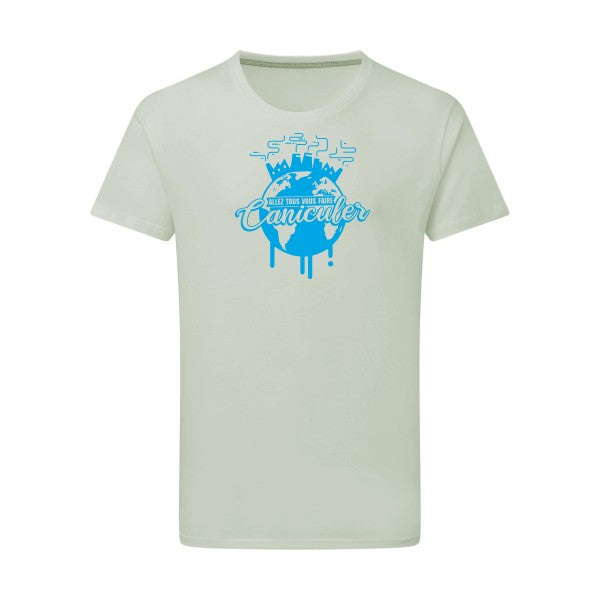 Allez tous vous faire... - Flex bleu clair Tshirt original Pastel Macchiato  2XL