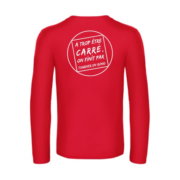 cercle vicieux - t shirt- manches- longues- original- humour- Red impression Dos