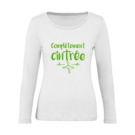 ComplÃ¨tement cintrÃ© Vert pomme |   T shirt manches longues femme|100% bio