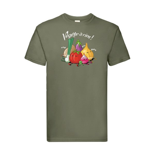 Vegete à rien ! Fruit of the loom 205 g/m² T-shirt/ classic olive