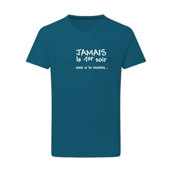 JAMAIS... - Flex Blanc Tshirt original Petrol  2XL