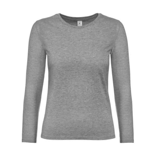 Damen-T-Shirt LSL Subliminale Werbung