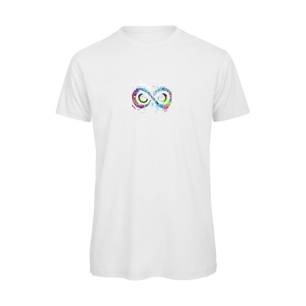 T-shirt humour original Infiniment Chouette T Shirt couleur White