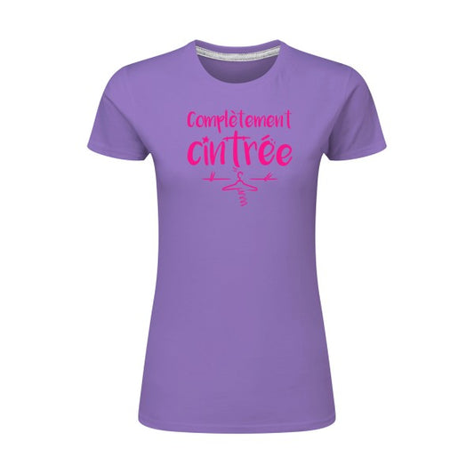 Complètement cintré  |Rose Fluo |T shirt original femme|SG