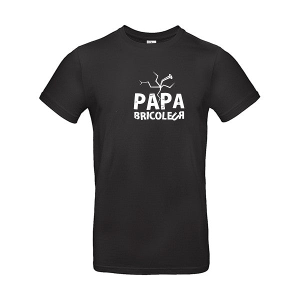 Papa bricoleur Blanc B&C - E190 T-shirt