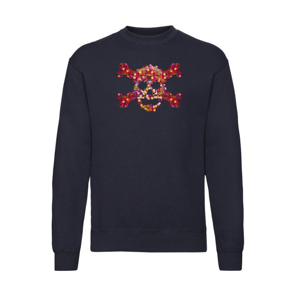 Floral skull Fruit of the loom 280 g/m² Sweat shirt