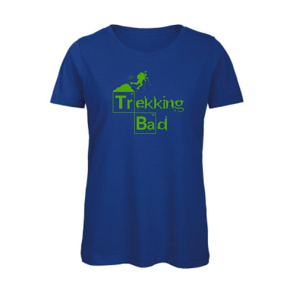 T shirt humour bio femme   femme bio|Trekking bad Vert pomme 