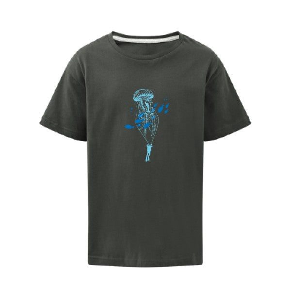 Under the sky SG - Kids T-shirt enfant Charcoal Taille 152 (11-12/2XL)