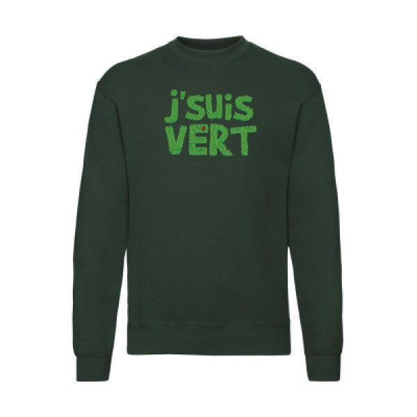 J'suis vert Fruit of the loom 280 g/m² Sweat shirt