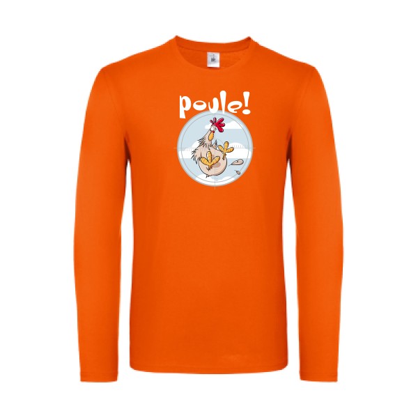 Poule ! B&C - E150 LSL T-shirt manches longues léger