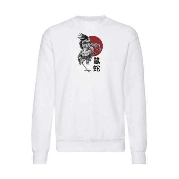 Le héron et le serpent  Fruit of the loom 280 g/m² Sweat shirt