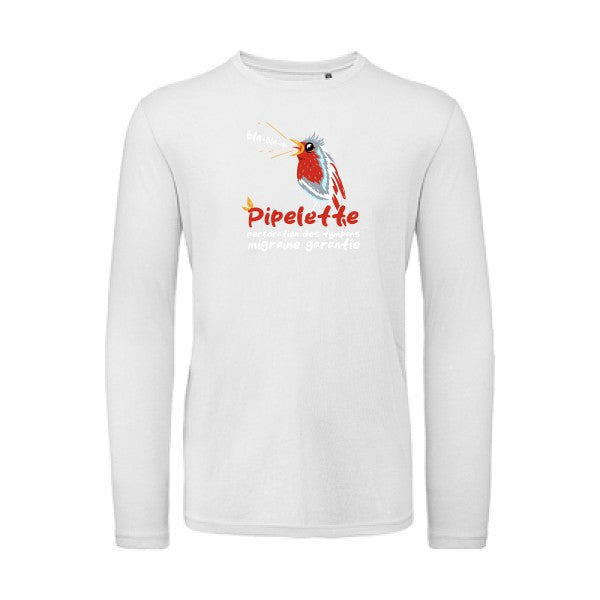 Pipelette  | T-shirt original LSL White 2XL