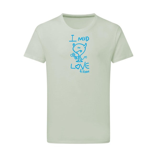 LOVER - Flex bleu clair Tshirt original Pastel Macchiato  2XL