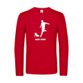 baby foot - t shirt- manches- longues- original- humour- Red impression Face