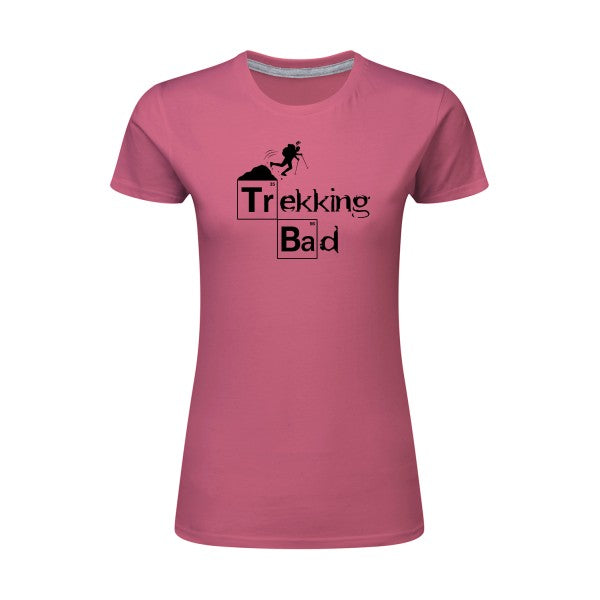 Trekking bad | Noir |T shirt original femme|SG