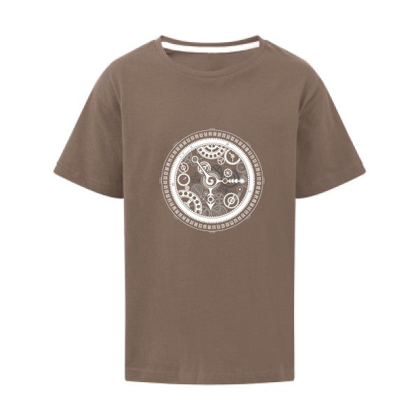 Mechanism SG - Kids T-shirt enfant Deep Taupe Taille 128 (7-8/L)