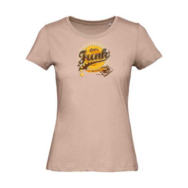 Let-s-funk-!- - t-shirt original femme Millennial Pink