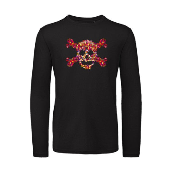 Floral skull | T-shirt original LSL Black 2XL