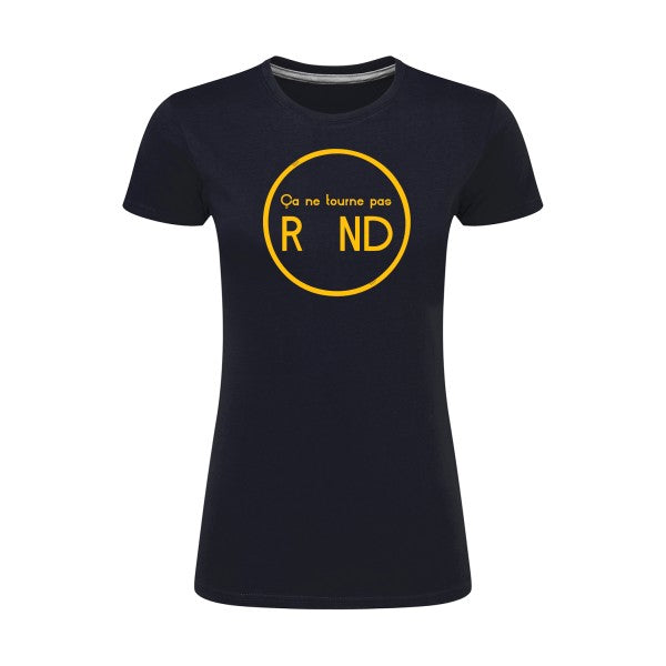 ça ne tourne pas rond !| jaune Or |T shirt original femme|SG