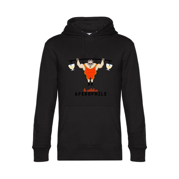 APEROPHILE- Sweat à capuche original Black - RueDuTeeshirt