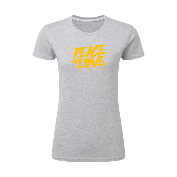 Peace or no peace  |jaune Or |T shirt original femme|SG