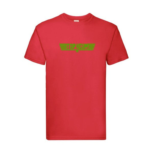 T-shirt|TOP KEUM |Vert pomme|Fruit of the loom 205  G