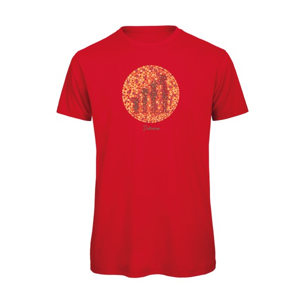 T-shirt humour original Daltonisme T Shirt couleur Red