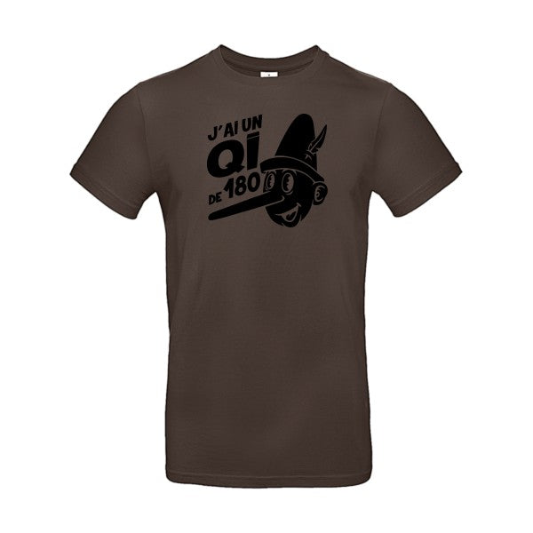 Quotient intellectuel Flex noir |E190 T-shirt|Brown||2XL