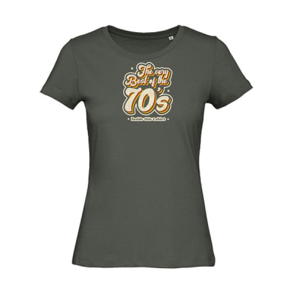 70s- - t-shirt original femme Millennial Khaki
