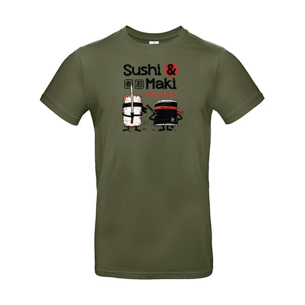 Sushi et Maki |T SHIRT Humoristique Homme