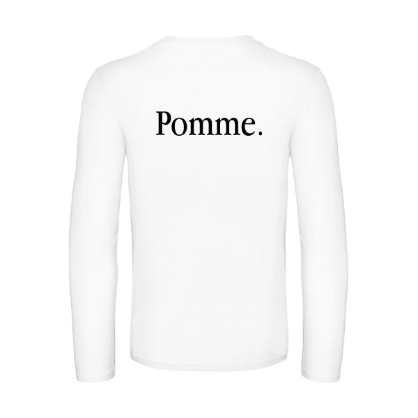 pub subliminale - t shirt- manches- longues- original- humour- White impression Dos