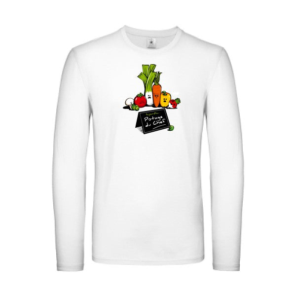 Maxi-Chef B&C - E150 LSL T-shirt manches longues léger