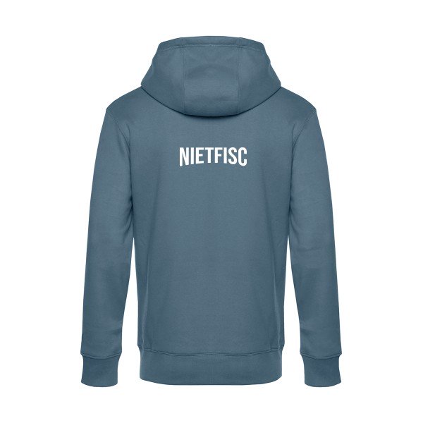 NIETFISC sweat shirt original nordic blue flex Blanc impression Dos