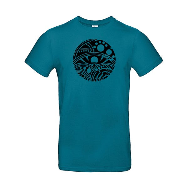 EyeFlex noir- T-shirt E190|Diva Blue||2XL