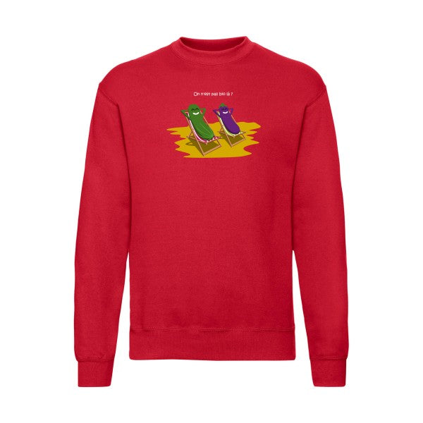 On n'est pas bio là ? Fruit of the loom 280 g/m² Sweat shirt