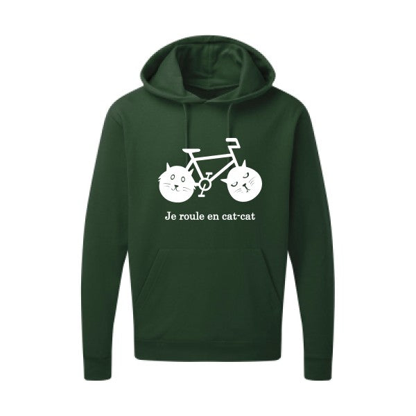 cat-cat bike Blanc SG - Hooded Sweatshirt Sweat capuche