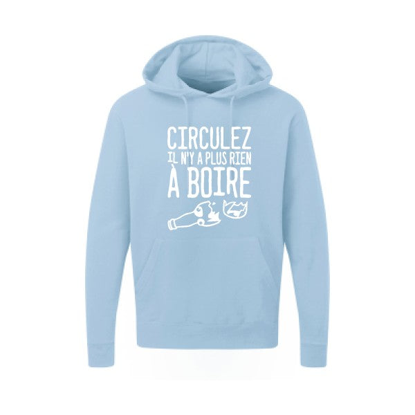 Circulez il n'y a plus rien à boire Blanc SG - Hooded Sweatshirt Sweat capuche