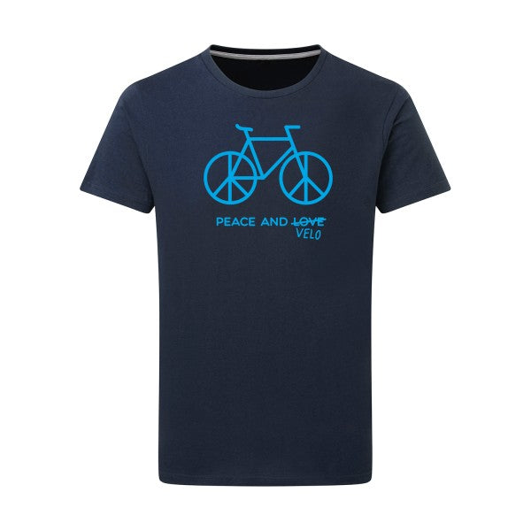 Peace and vélo - Flex bleu clair Tshirt original Denim  XL