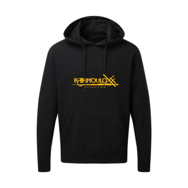 KAAMOULOXX ! jaune Or |Sweat capuche imprimé homme