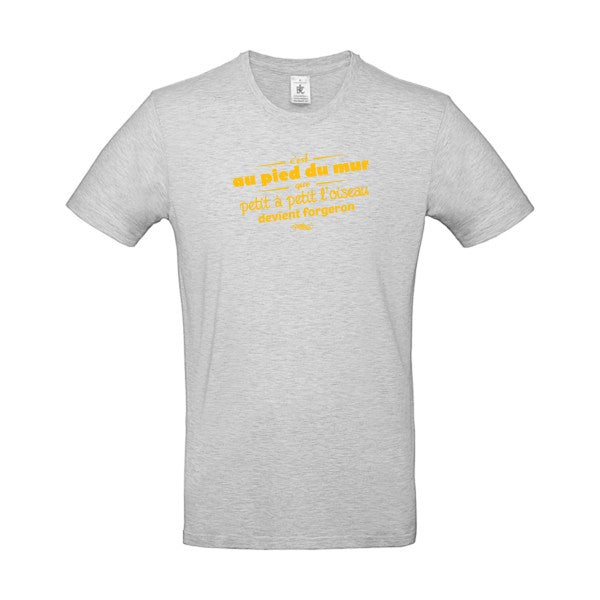 Proverbe à la conFlex jaune or - E190 T-shirt|Ash||2XL