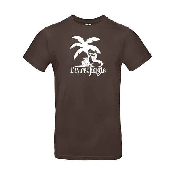 L'ivre de la jungleFlex Blanc - E190 T-shirt|Brown||2XL