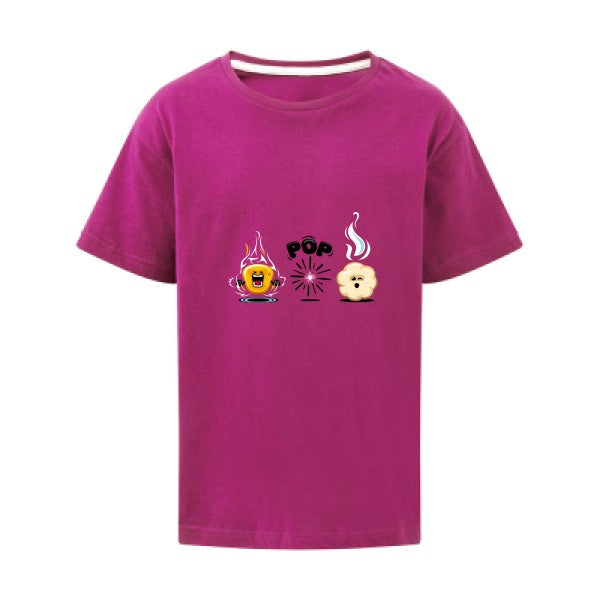 King of the POP SG - Kids T-shirt enfant Dark Pink Taille 152 (11-12/2XL)