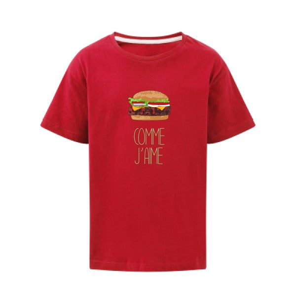 Comme j'aime SG - Kids T-shirt enfant Red Taille 152 (11-12/2XL)