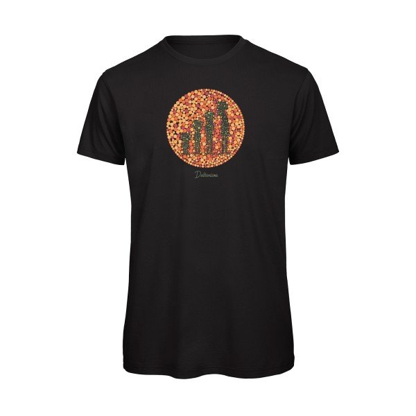 T-shirt humour original Daltonisme T Shirt couleur Black