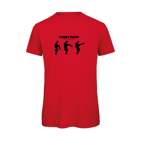 T-shirt humour original British Fight T Shirt couleur Red