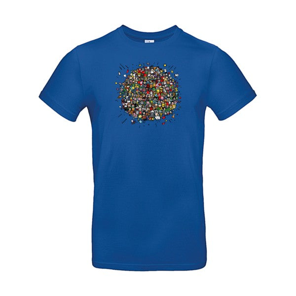 T-shirt humour original Planete Pop Culture T Shirt couleur Royal Blue