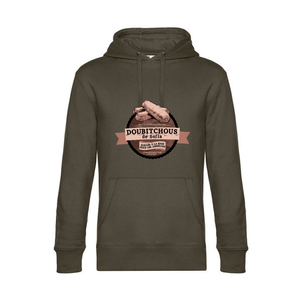 Doubitchous- Sweat à capuche original Khaki - RueDuTeeshirt
