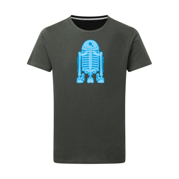 T-shirt homme Droid Scan - T-shirt inspiré par l'univers de la science-fiction Charcoal 5XL